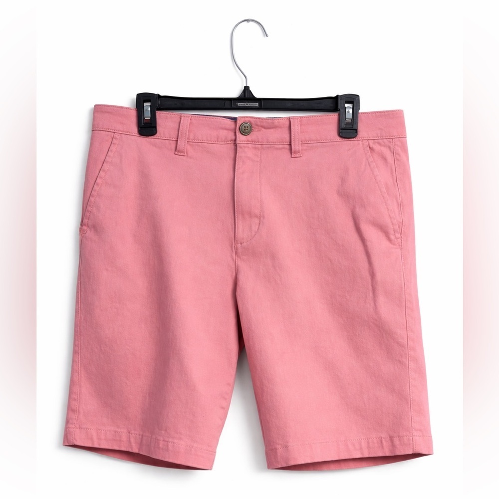 Berkeley Jensen Men’s Pink Shorts Size 34 Flat Front Chino Summer 9” Inseam